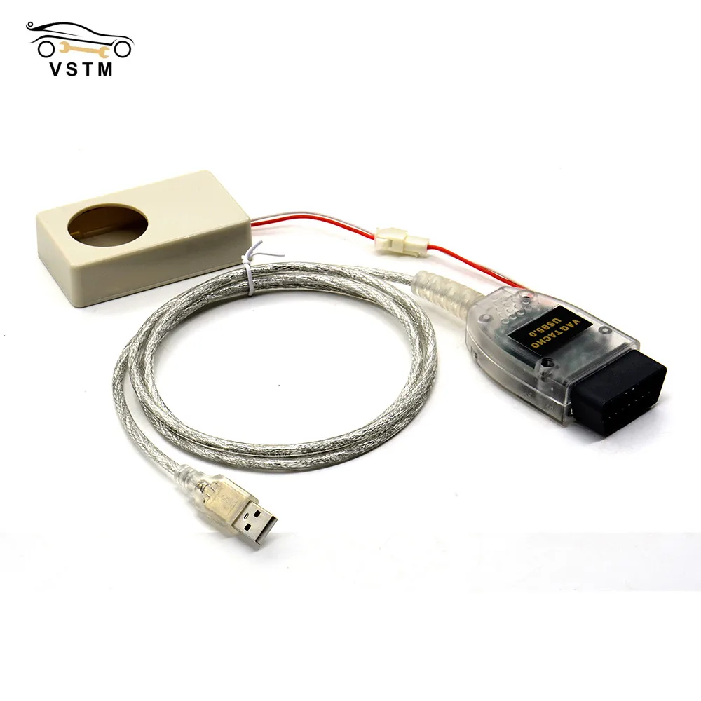Заводская цена Vagtacho USB версия V 5 0 VAG Tacho V5.0 для NEC MCU 24C32 или 24C64 Бесплатная доставка |