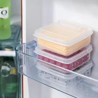 4PCS Fruit Cheese Box Frozen Meat Box Food Grade Refrigerator Freezer Storage Special Small Spare Food Fresh-Keeping Box 2
