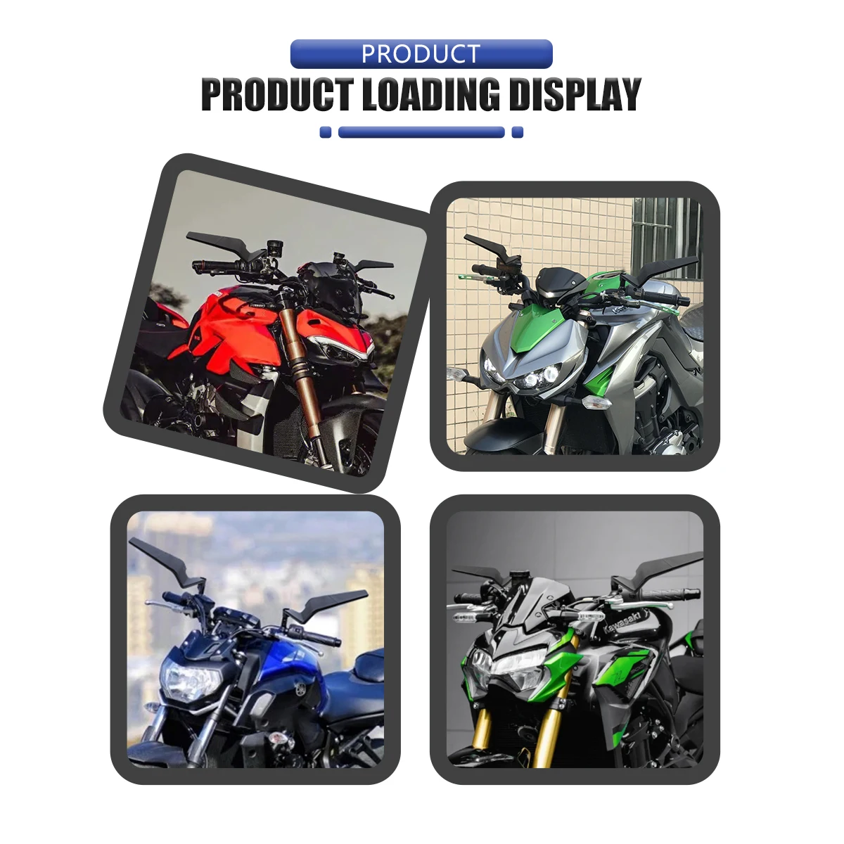 범용 오토바이 미러 윈드 윙 사이드 백미러, Aprilia MANA 850 GT DORSODURO 1200 750