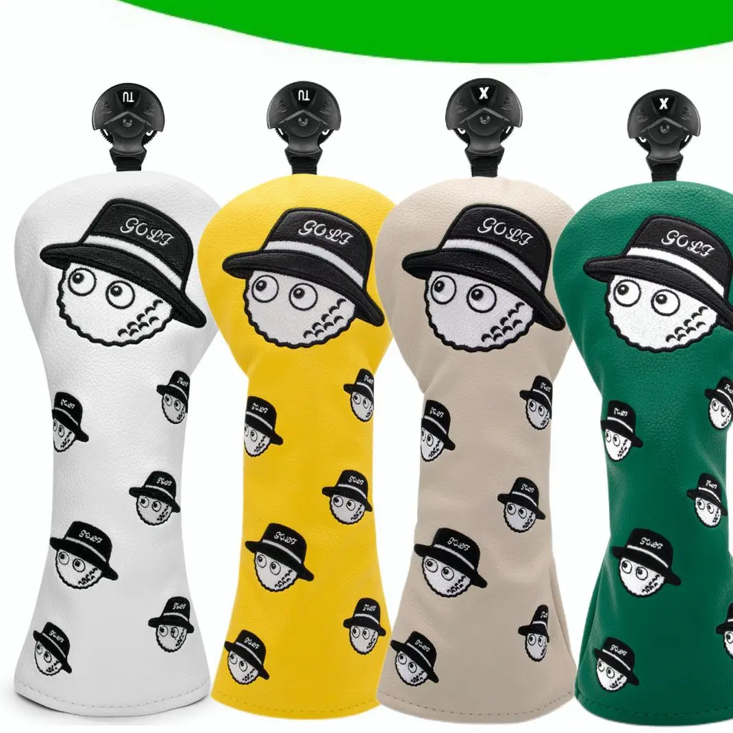

2023 Fisherman's new golf club cover Golf Club #1 #3 #5 Wood Headcovers Driver Fairway Woods Cover PU Leather Head Covers
