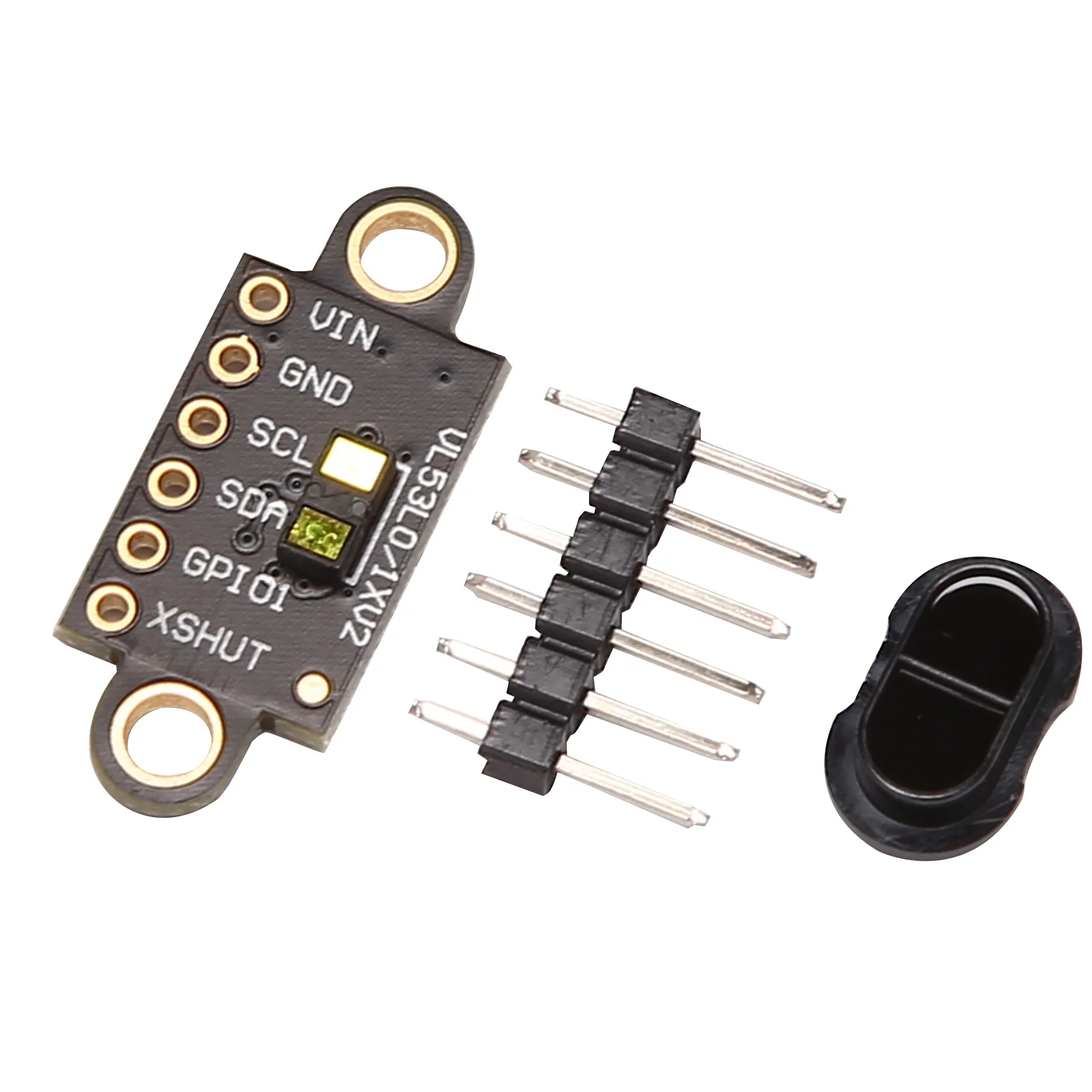 

VL53L1X Ranging Flight Time Sensor Module 3V-5V Distance 400cm Measurement Extension Board Module for Arduino