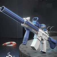 Summer Beach Outdoor Entertainment Toy Watergun Fully Automatic Shooting Toy Electric Water Gun Children's and Adult Gifts M416 1