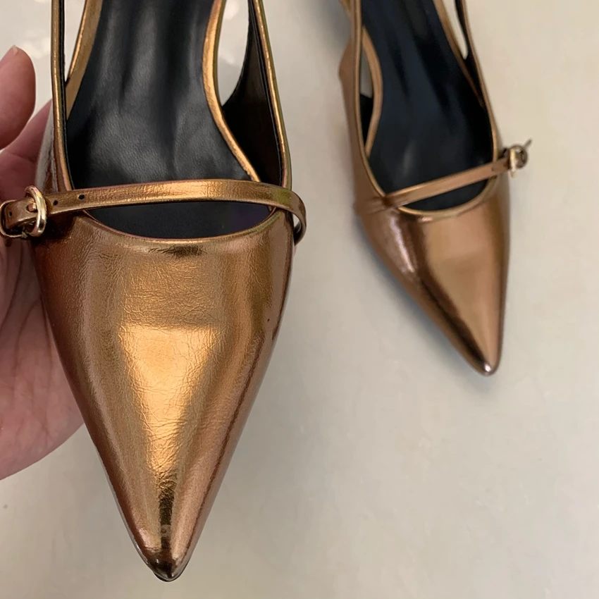 الكعب الصنادل الصيف موضة أشار تو كعب منخفض مضخات أ...