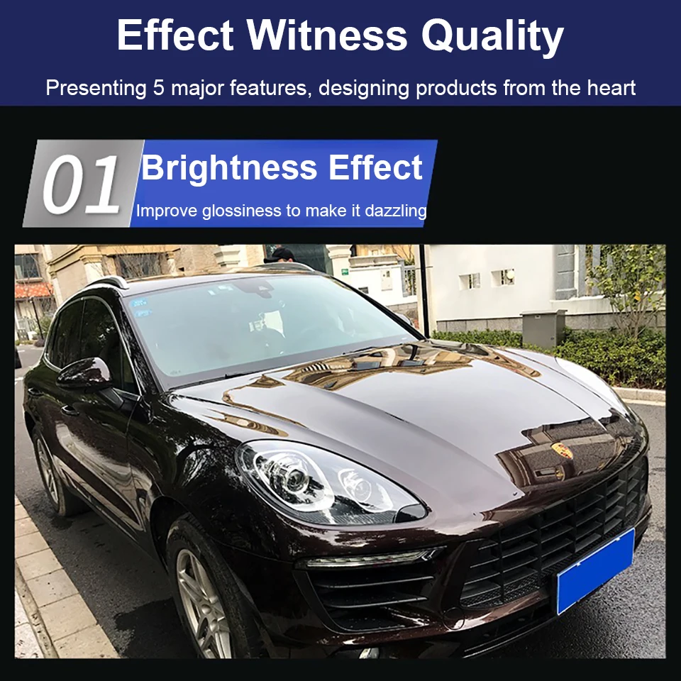 Car Coating Polish Kit 9H Liquid Glass Nano Ceramics Graphene Ceramic Coating Car Detailing Paint Care Waterproof Hydrophobic Anti-scratch