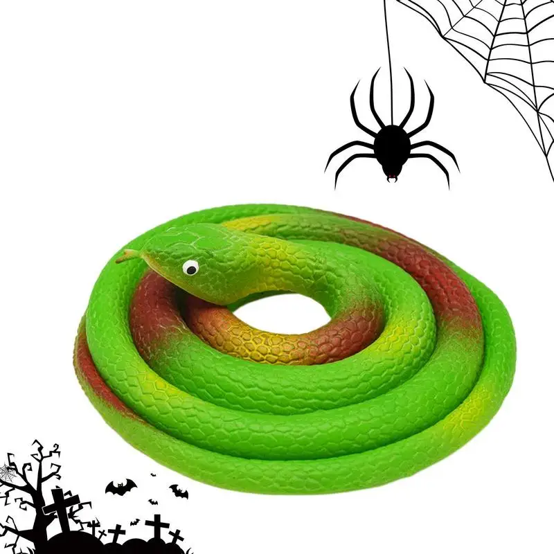 

Игрушечная змея, 31,5 дюйма, имитация змеи, розыгрышная игрушка для искусства, апрельский день искусства, Хэллоуин, искусственная змея, реквизит