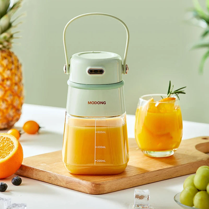 500ml Electric Juicer Portable Smoothie Blender Juicing Cup Wireless Fruit Mixers Orange Squeezer Juice Maker 1500mAh