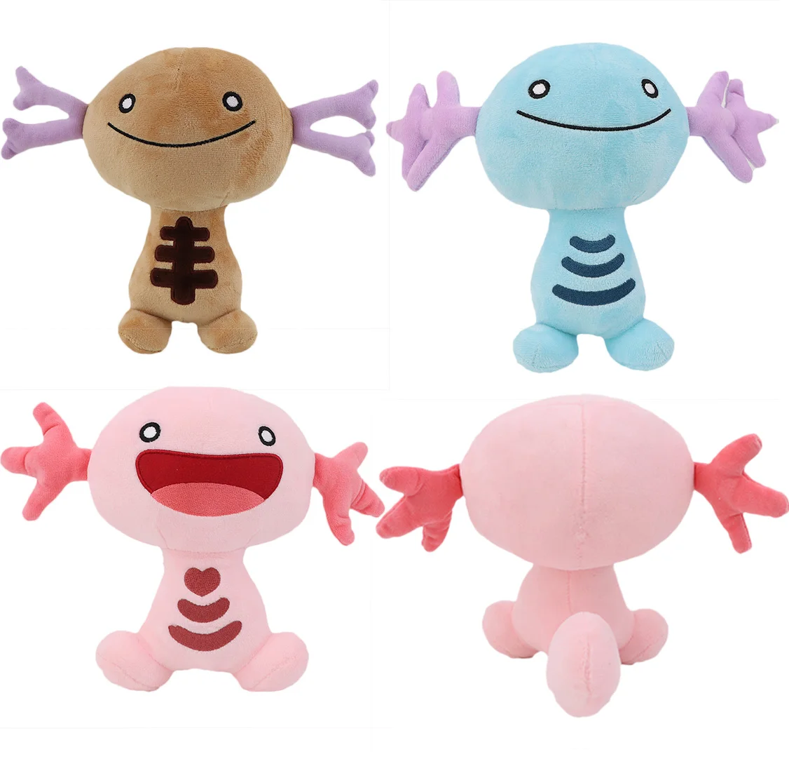 20cm Kawaii Wooper Paldea Plush Cartoon Anime Game Character Soft Stuffed Paldean Wooper Plushie Doll Gifts for Baby Kids Fans rainbow friends chapter2 plush toys cartoon game character doll kawaii blue monster soft stuffed animal for kids christmas gifts