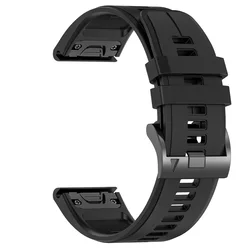 Enhanced Silicone Quick Release Strap - Durable and Versatile Sports Wristband - 1PCS QuickFit 22mm (Style1 Black)