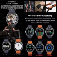 Montre connectée GPS pour hommes, carte hors ligne, GPS intégré, mémoire de 4 go, écran HD Corning Gorilla, étanche 10ATM, appel Bluetooth, nouveau 6