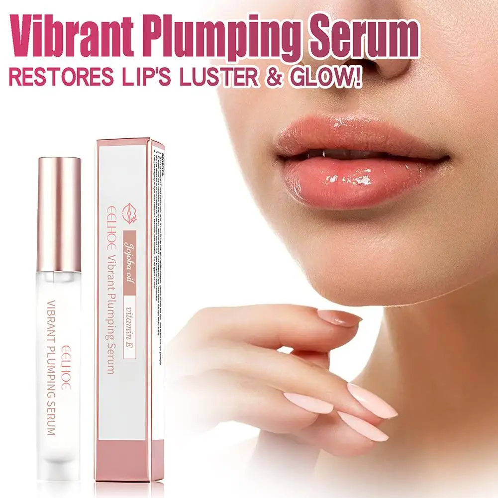 

4ml Lip Plump Serum Instant Volumising Increase Lip Moisturizer Line Plumping Care Dead Lip Fade Skin Oil Gloss Essential M9W7