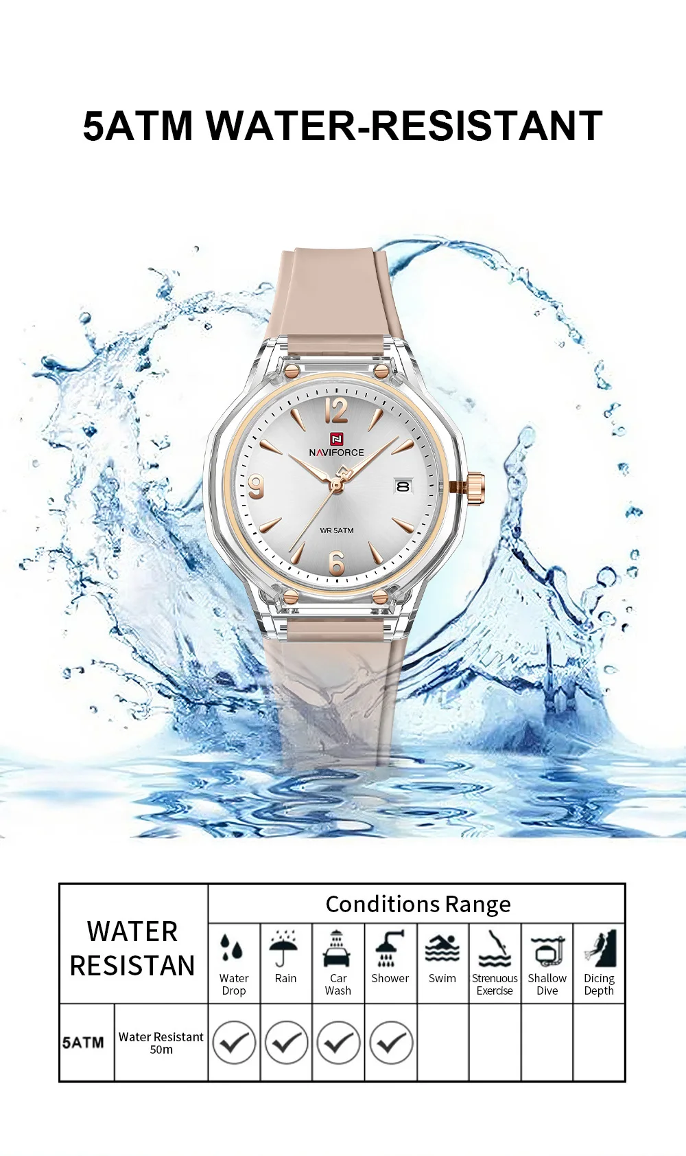 NAVIFORCE NF6110 Women's Watch