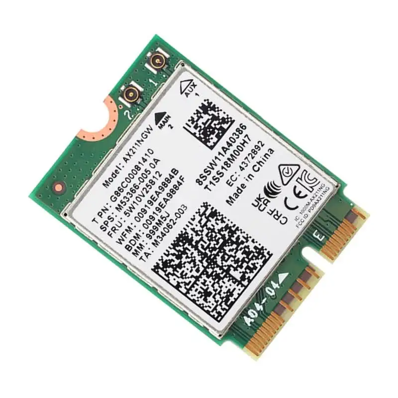 Ax211ngw-Wifi 6eアダプター,ワイヤレスネットワークカードBluetooth
