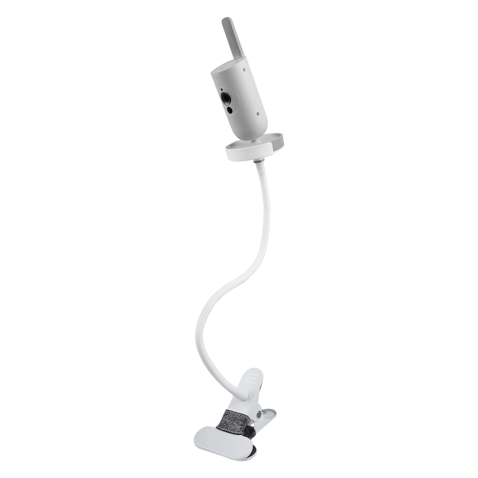 Flexible Clip Clamp Mount with Base for Philips Avent Connected SCD923/26 Baby Monitor Clip to Crib Cot Shelves or Furniture baby monitor holder