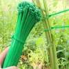 300/50PCS Plants Fixed Ties Multifunctional Green Nylon Cable Ties Self-locking Heavy Duty Fastening Ring Sealing Wraps Strap 3