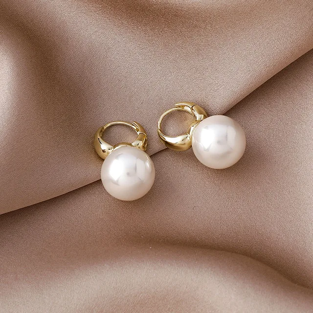 Boucles d'oreilles en perles classiques simples et légères, mode sud-coréenne, cadeau de fête d'anniversaire, bijoux pour femmes, nouvelle collection 2023