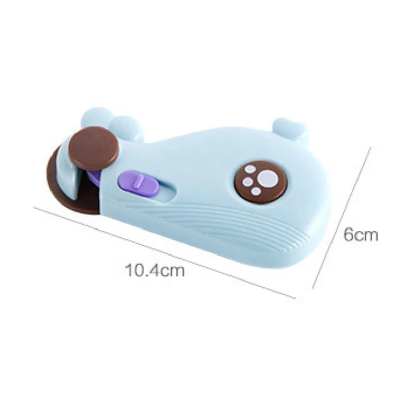 1PCS Baby Safety Cabinet Door Lock Anti-Open Refrigerator Drawer Cartoons Whale Safety Locks Child Protective Safety Buckle