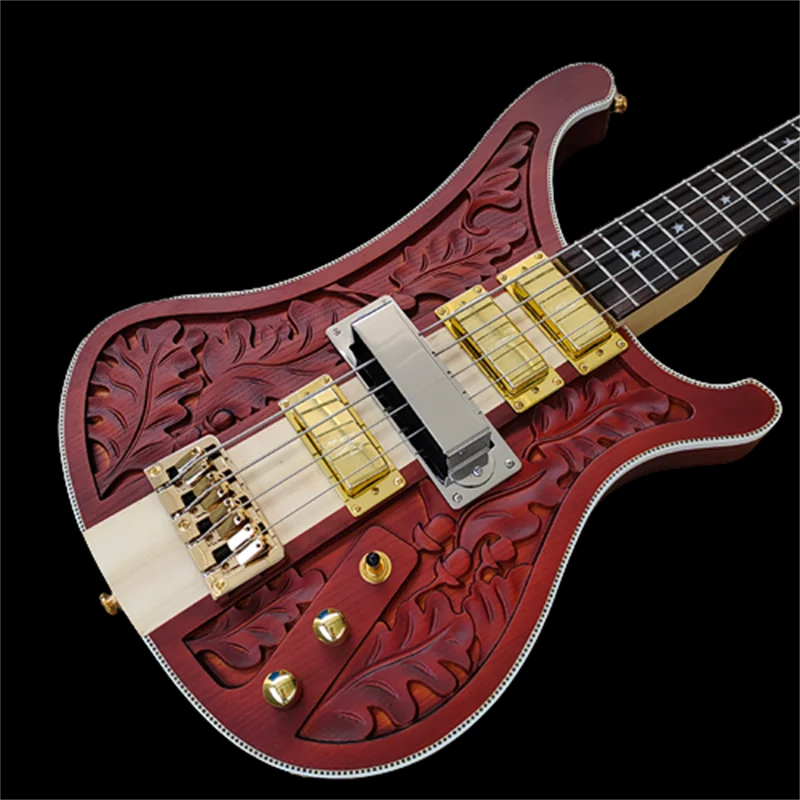 

Professional Electric Guitar With A Red Carved Body It Feels Great And Has A Beautiful Tone