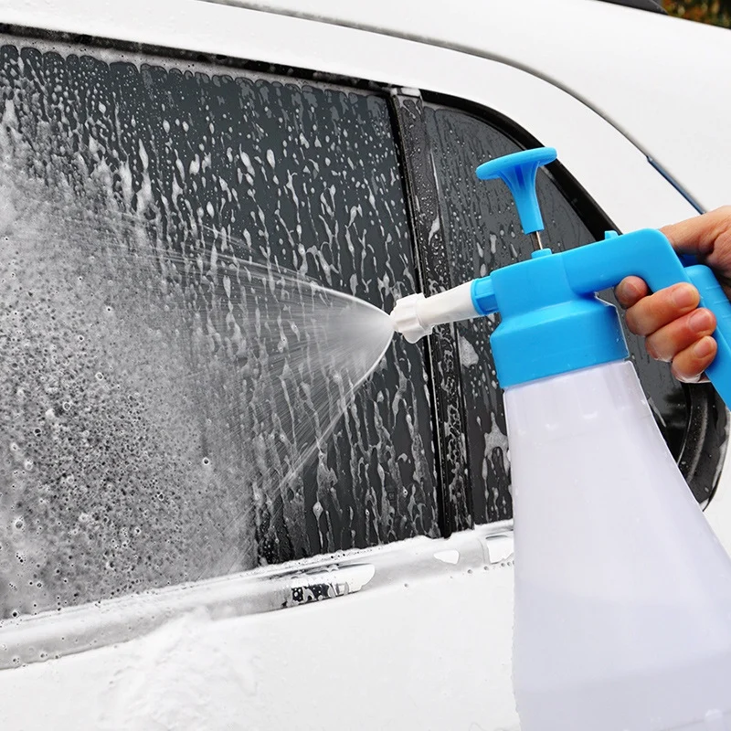 

1.8L High Pressure Cleaner Car Wash Watering Can Car Cleaning Sprayer Hand Pump Snow Foam Sprayer Cleaning Nozzle Spray