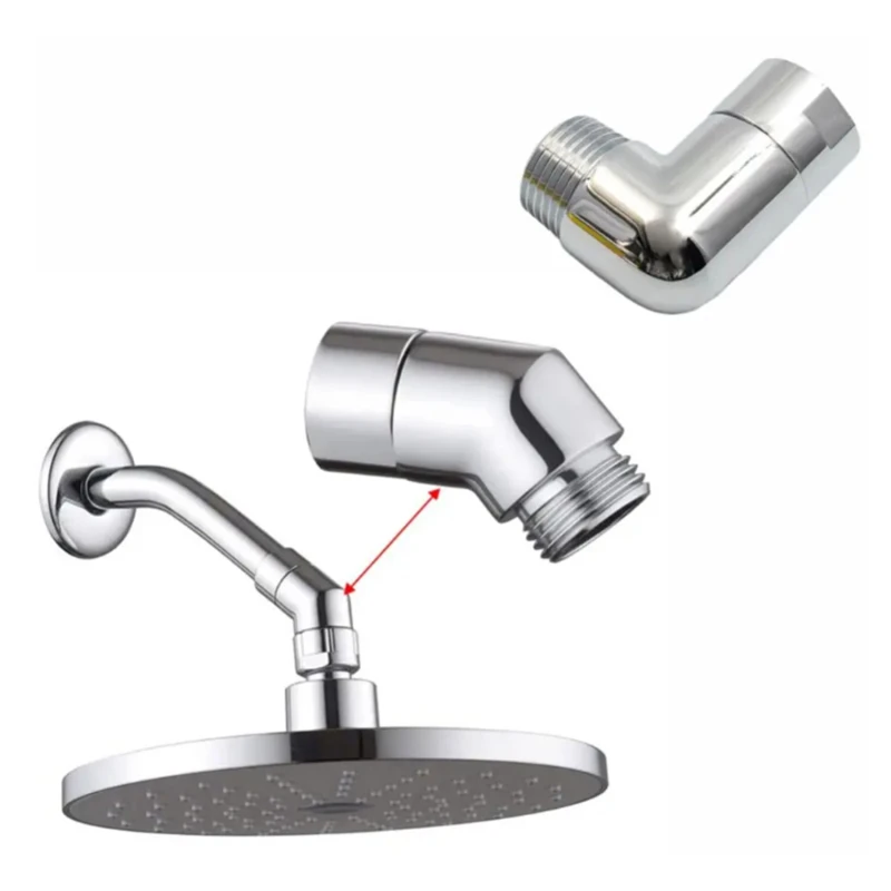 

Универсальная насадка для душа, угловой адаптер G1/2 соединения, удлинитель для душа, угол наклона 90 ° 135 °, налокотник для ручного душа