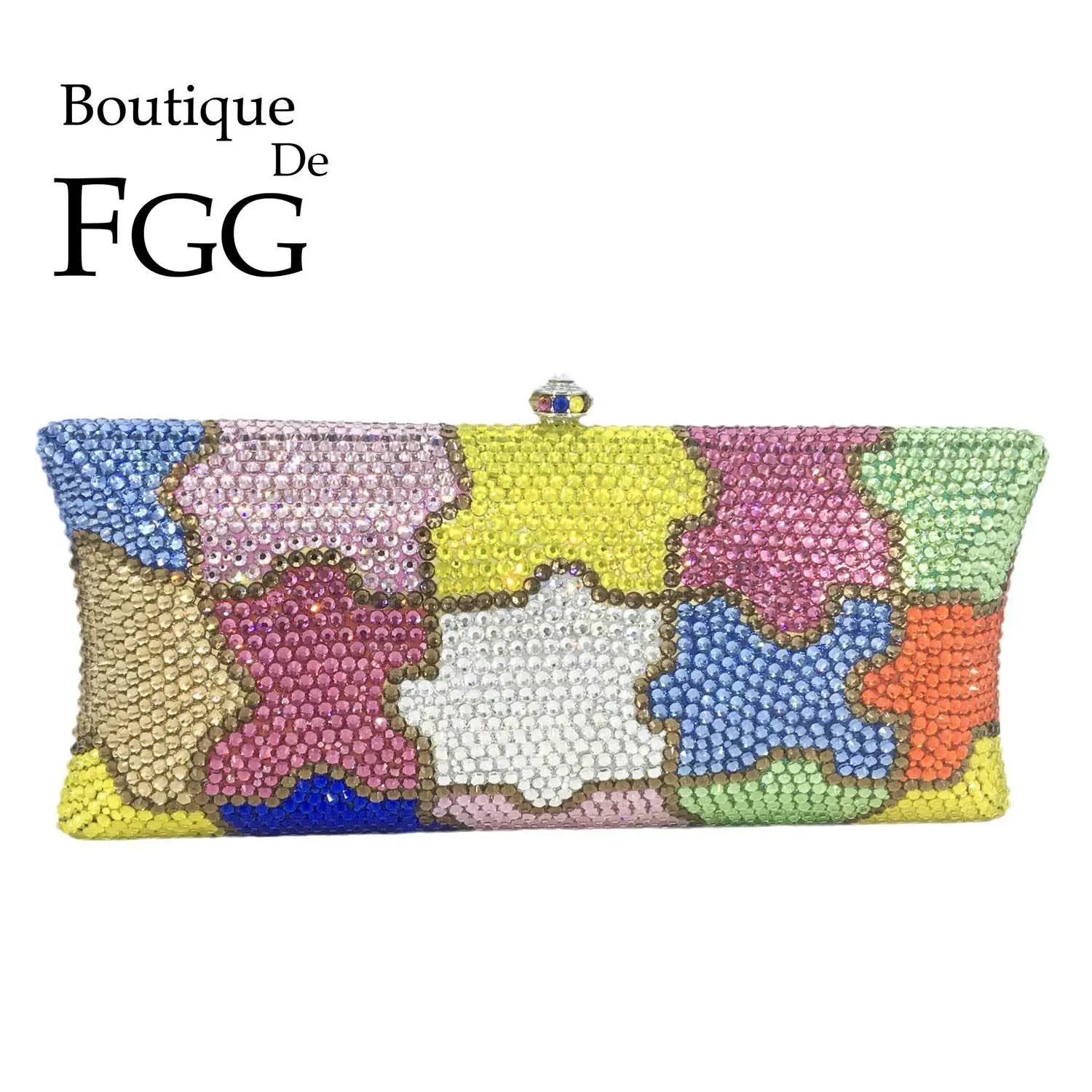 

Женская вечерняя сумка с кристаллами Boutique De FGG