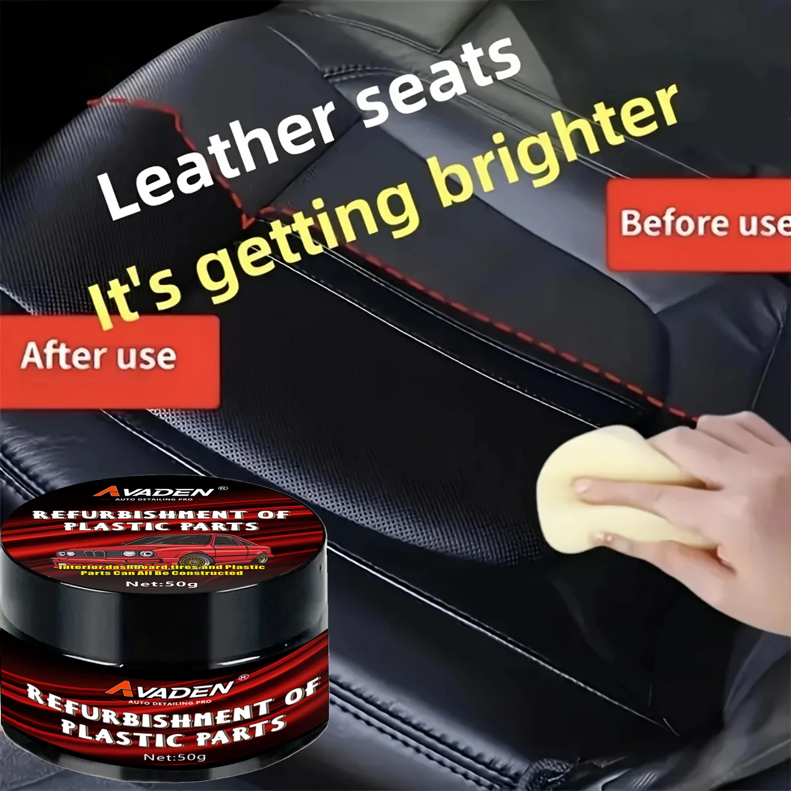 Car Plastic Restorer Back To Black Gloss Car Cleaning Products Plastic Leather Restore Auto Polish And Repair Coating Renovator