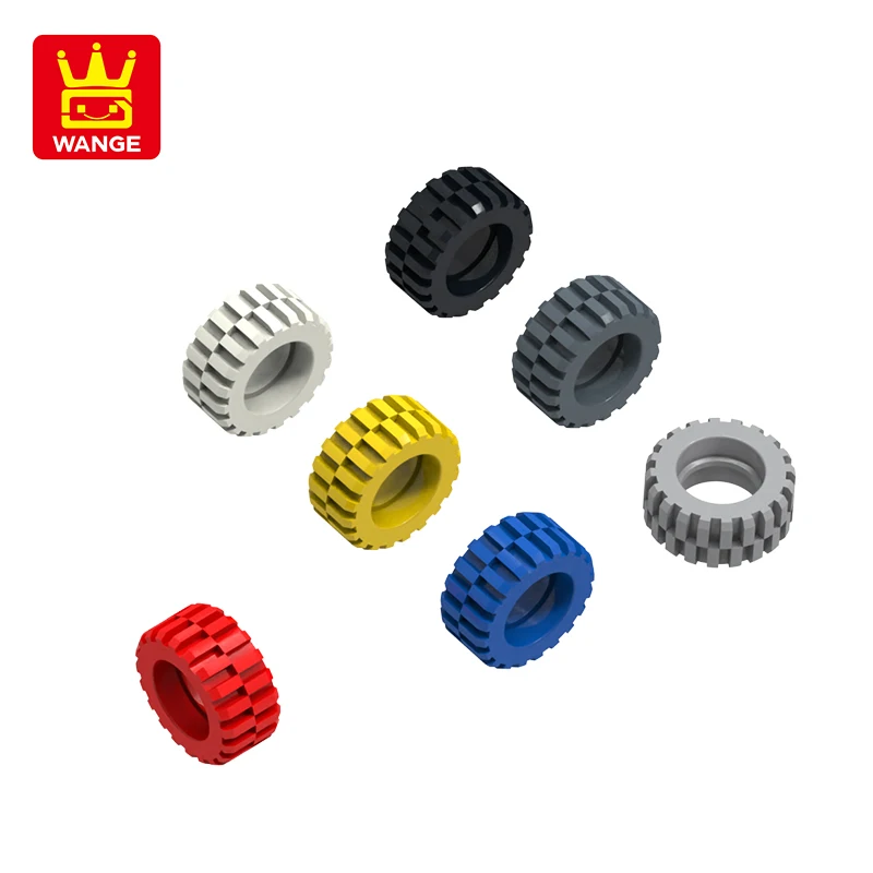 

20PCS/lot Large Tire Building Blocks Moc Loose Parts Compatible with 30391 Bricks DIY Children's Toy Assembly Gift Storage Box