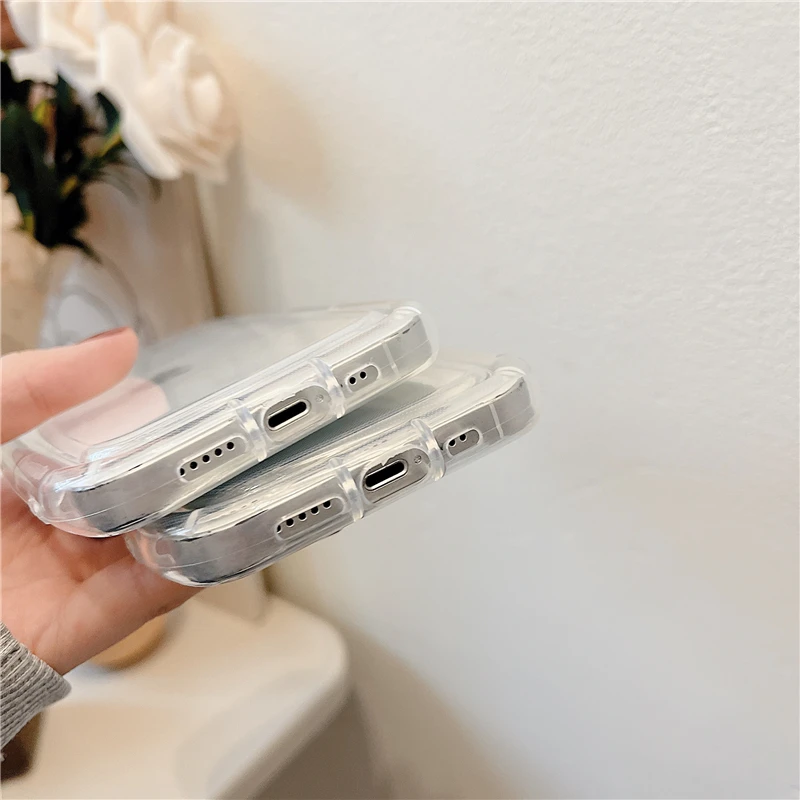 Oil Painting Pokemon Case for iPhone 15 14 13 12 11 Pro Max XR XS X 8 7 6 6S Plus SE 2020 Shockproof Clear TPU Protective Cover 6