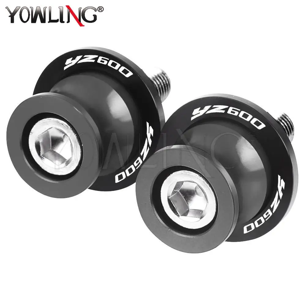 

6MM 2 PCS 9 Colours For Yamaha YZ600 YZ 600 1986 1987 1988 Motorcycle Accessories Aluminum Swingarm Spools Slider Stand Screws