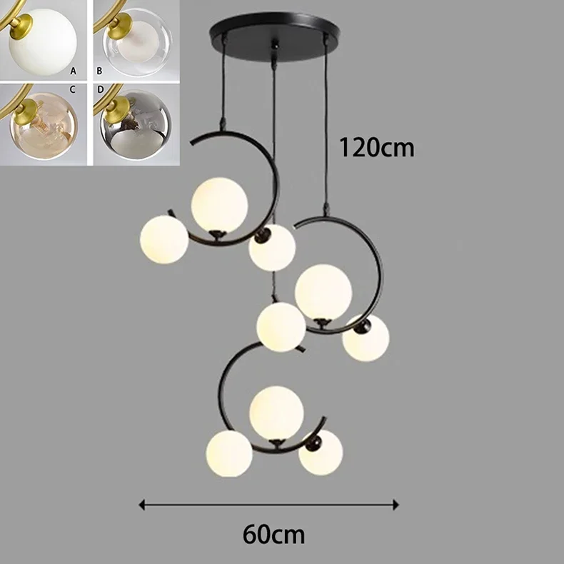 Description Picture 5 of itemdecor led lights pendant light lamps for living room Chandeliers for dining room hanging light indoor lighting