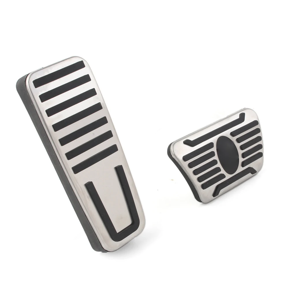 2Pcs Car Gas & Brake Pedal Pad Cover Kit For Maserati Levante-For Quattroporte Ghibli 2014-