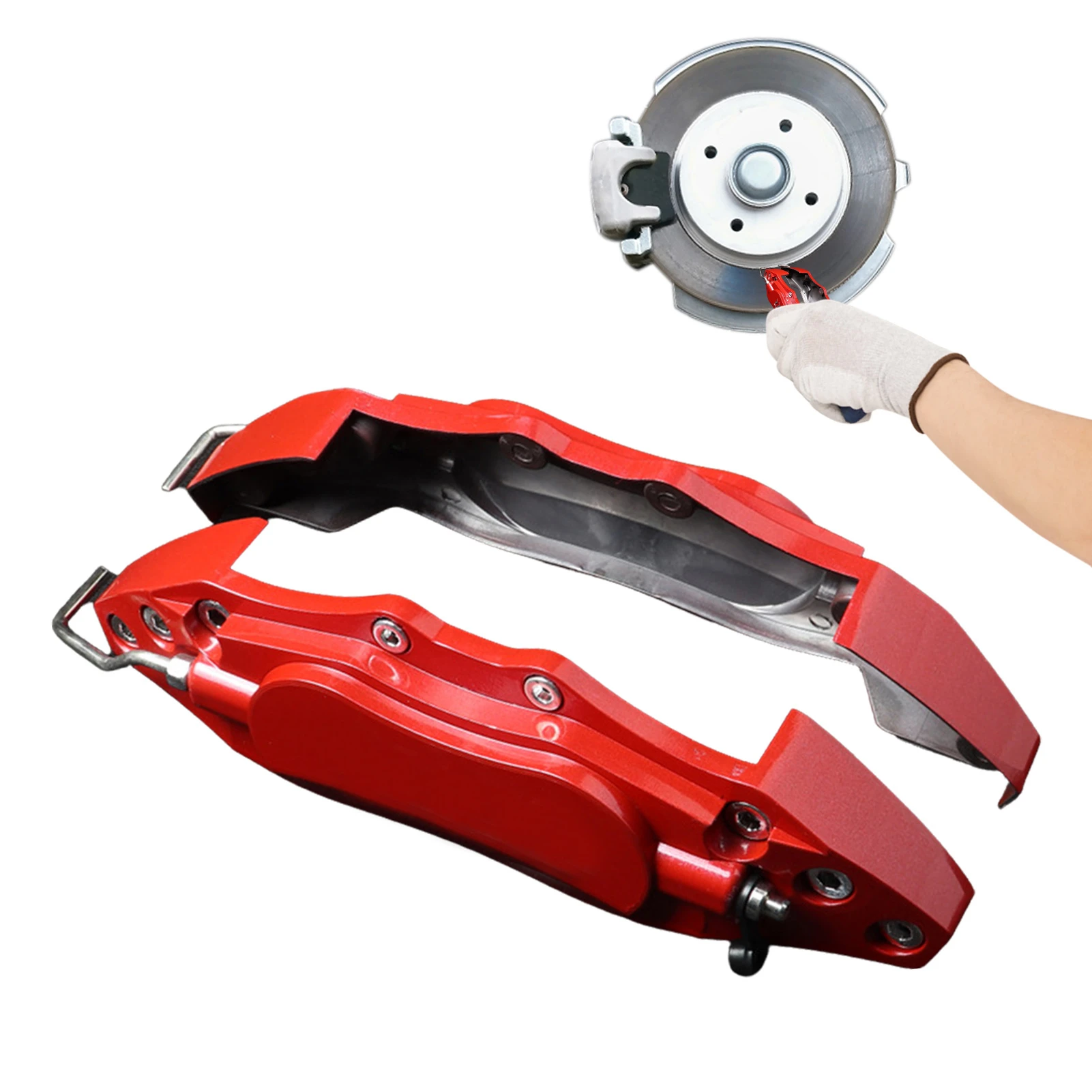 Car Brake Caliper Cover Aluminum Alloy Disc Brake Caliper Fake Covers