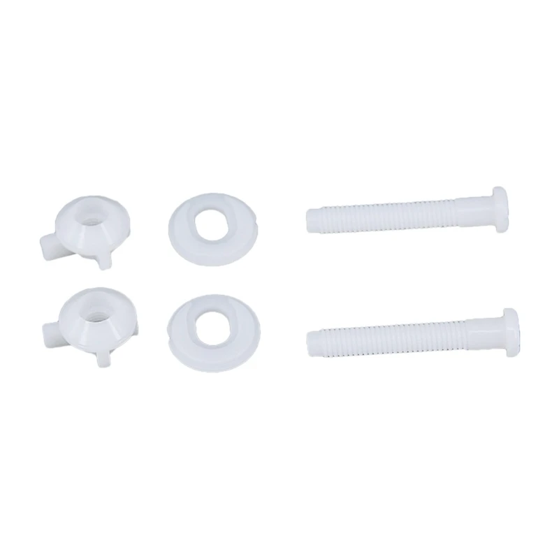 

Convenient Toilet Replacement Reliable Toilet Hinge Screws Long lasting Essential Toilet Hardware Kits Plastic DropShipping