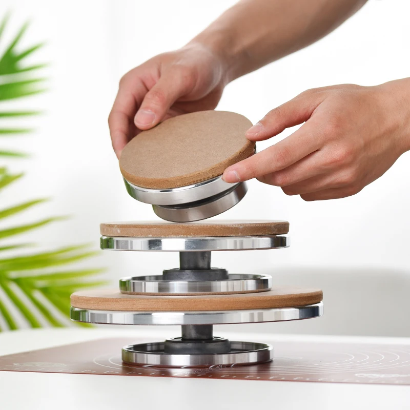 Double-Sided Pottery Wheel Aluminum Turntable 11/15/20/25/30cm Pottery Wheels Forming Turntable Sculpture Ceramic DIY Clay Tool pottery wheel,ceramic tools