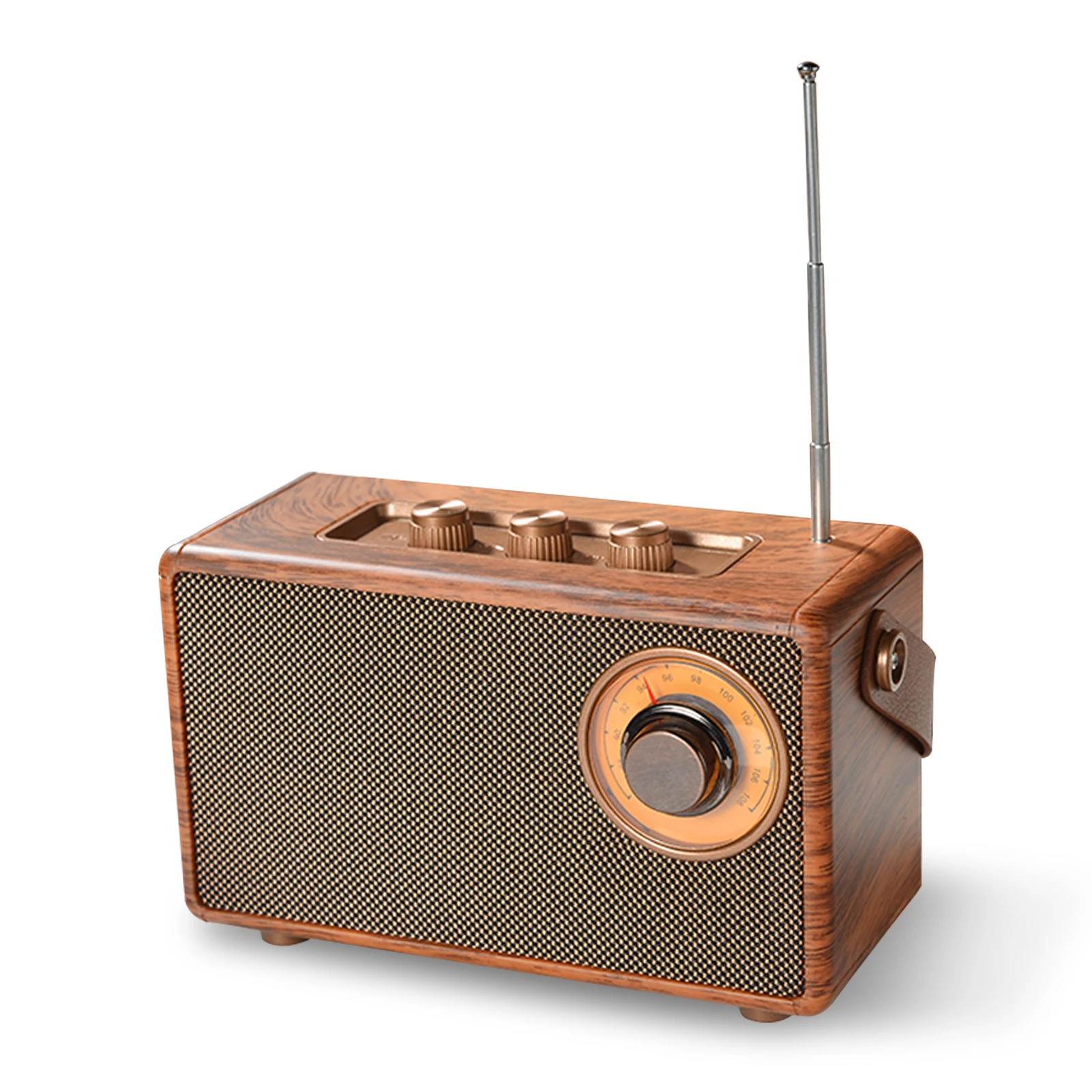 Sitcom Doe het niet Leer Kleine Retro Speaker Draagbare Vintage Radio Met Oplaadbare Batterij Kleine  Muziekspeler Outdoor Speakers Voor Keuken Kantoor Deel| | - AliExpress