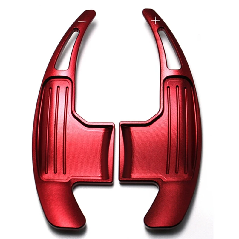Red Aluminum Steering Wheel Paddle Shifter Direct Fit Ford Mustang 2015-2019 Red Aluminum Steering Wheel Paddle Shifter Direct Fit Ford Mustang 2015-2019