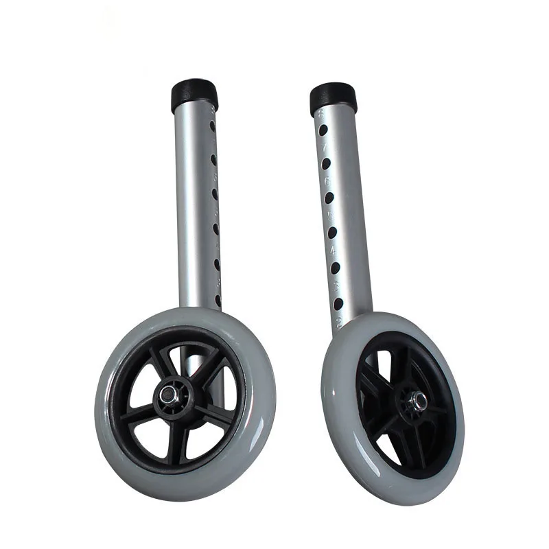 Alumínio Liga Walker Rodas por Dias Folding Walker Par