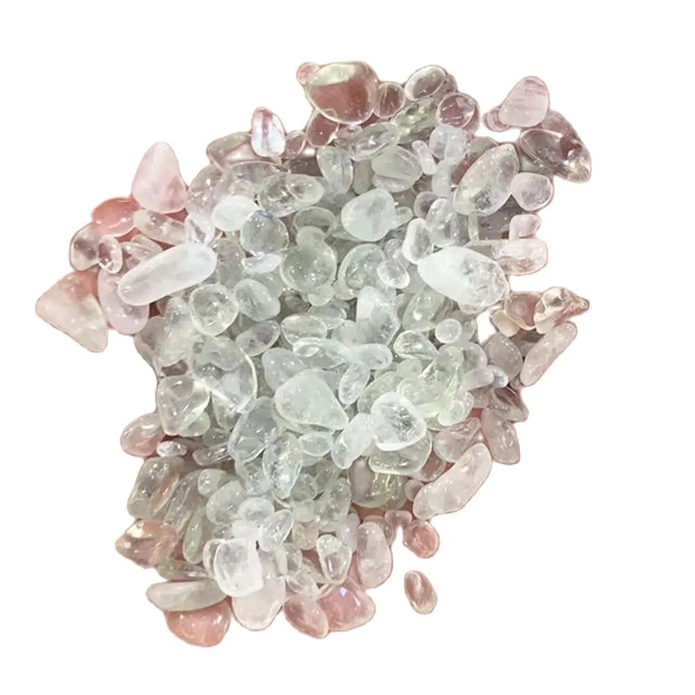 Bulk Wholesa5-7Mm Crystal Spiritual Gravels Stones Natural Green Prasiolite Crystal Chips Per La Decorazione
