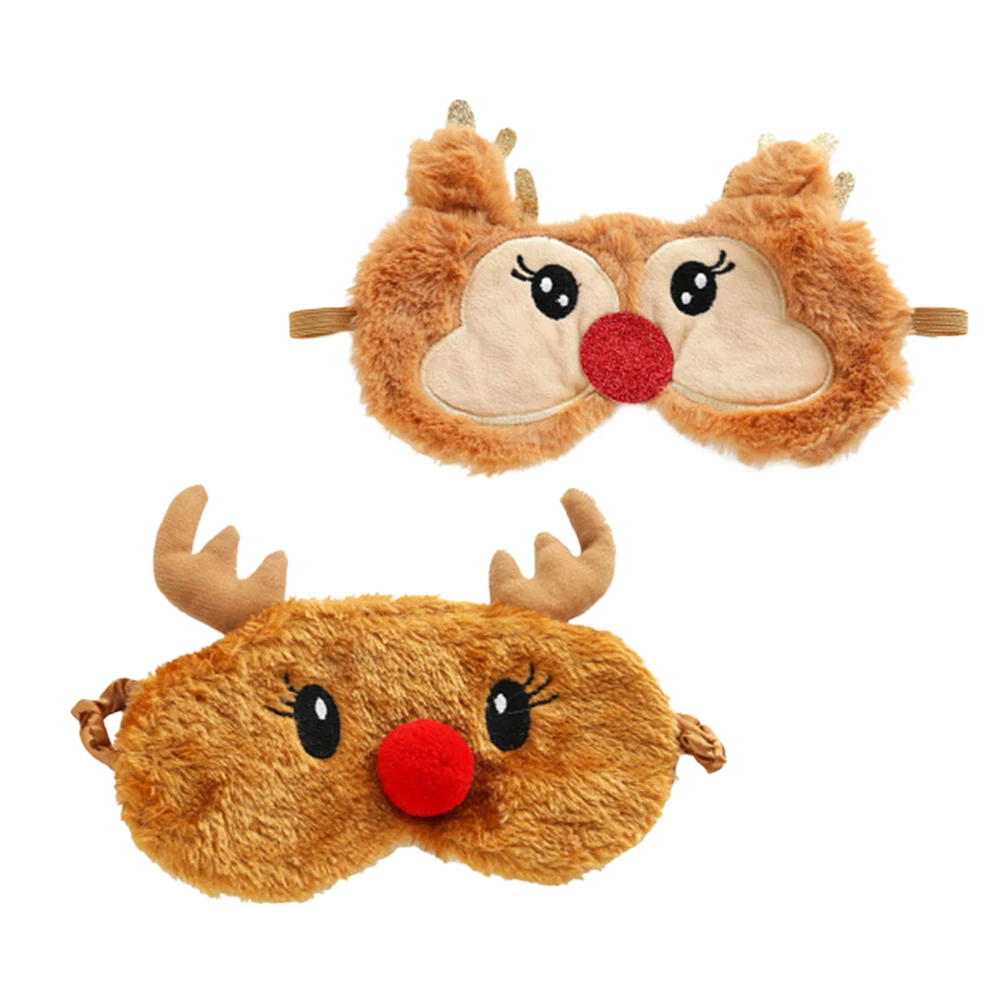 

2 шт., плюшевые повязки на глаза для сна