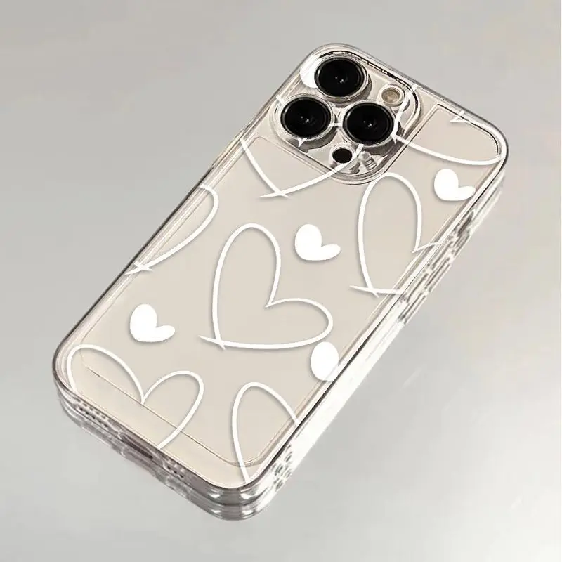 Shockproof Transparent Cute Silicone Soft Phone Case Cover