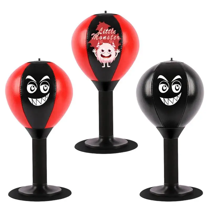 Desktop Punching Bag Stress Relief Punching Bags Stress Release Ball with Suction Cup Tabletop Training Boxing Bag