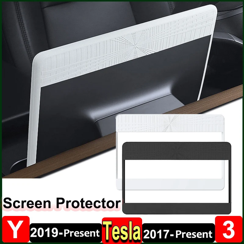 Für Tesla Model Y L Juniper YL Standard 2025 Mittelkonsole GPS-Bildschirmrahmen-Schutzabdeckung 16 Model 3 Plaid Dekor-Zubehör
