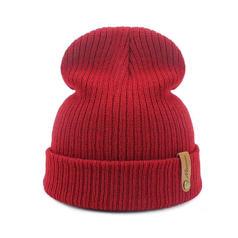 Winter Hat Knitted Skuilles Beanies 