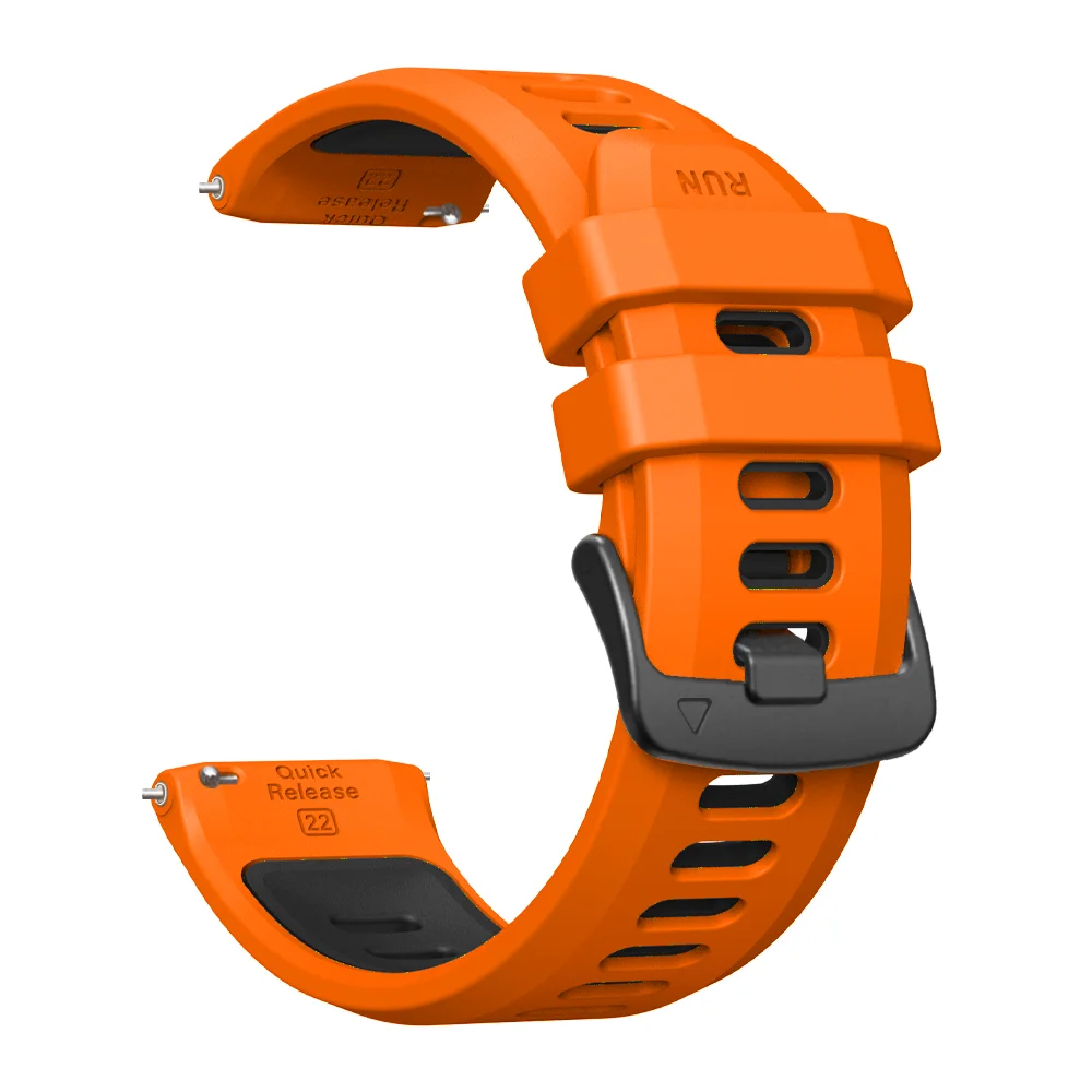 Premium Silicone Sport Wristband - 22mm Watch Band