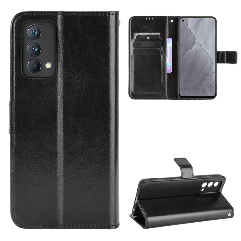 

Realme GT Master Edition RMX3363 RMX3360 Case Vintage Wallet Card Slots Flip Leather Case Cover for Realme GT Master 5G RMX3360