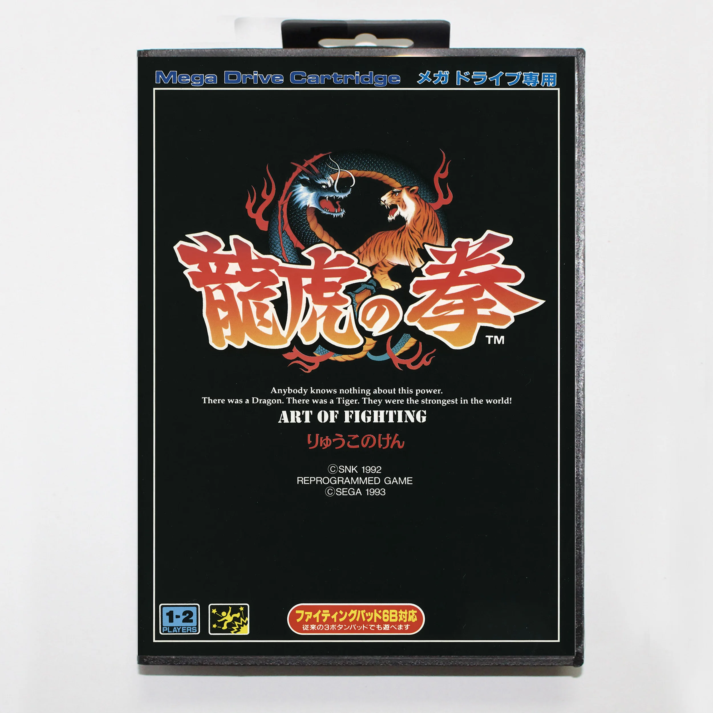 Artof Fighting With Japan Box 16Bit Md Game Card Per Sega Mega Drive/Genesis System