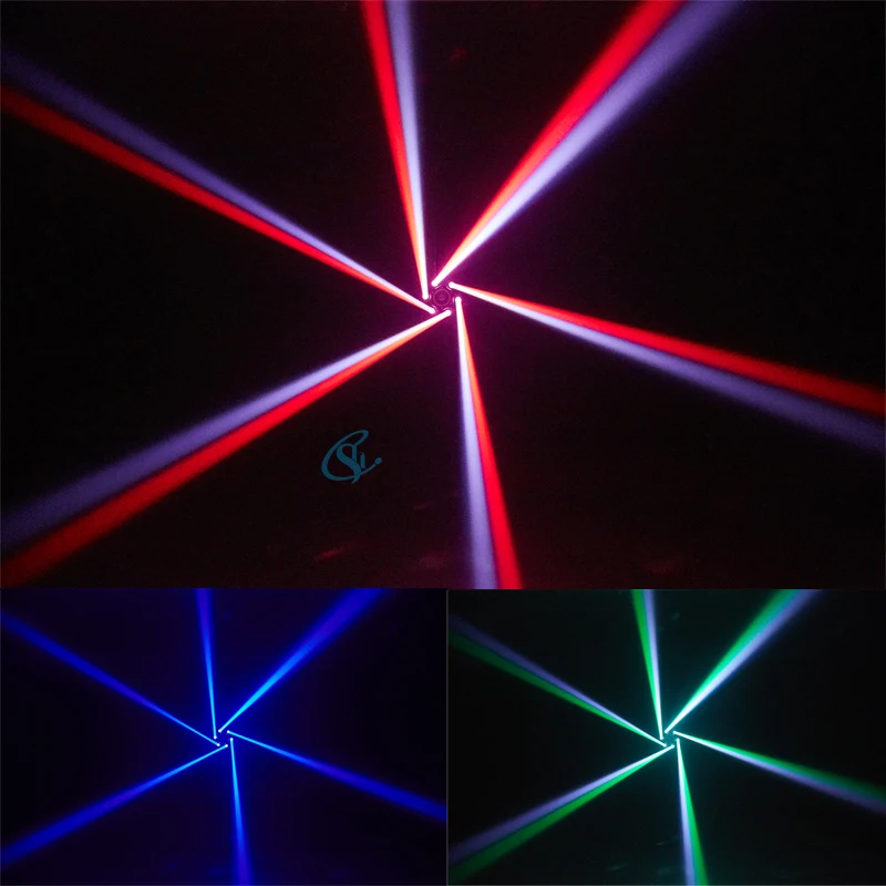 DJ Equipment 100W Six Arms Beam Led Moving Head Party Disco Ball Lights Effect S