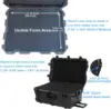 Waterproof Hard Case, 33"x 21"x 14", Equipment Case with Wheels/Customizable Foam,Gear Roller Case for cameras lenses Camcorder, 3