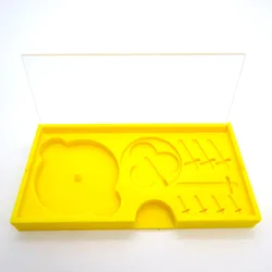 Precision Watch Parts Organizer - Secure Storage & Repair Tray (Yellow)