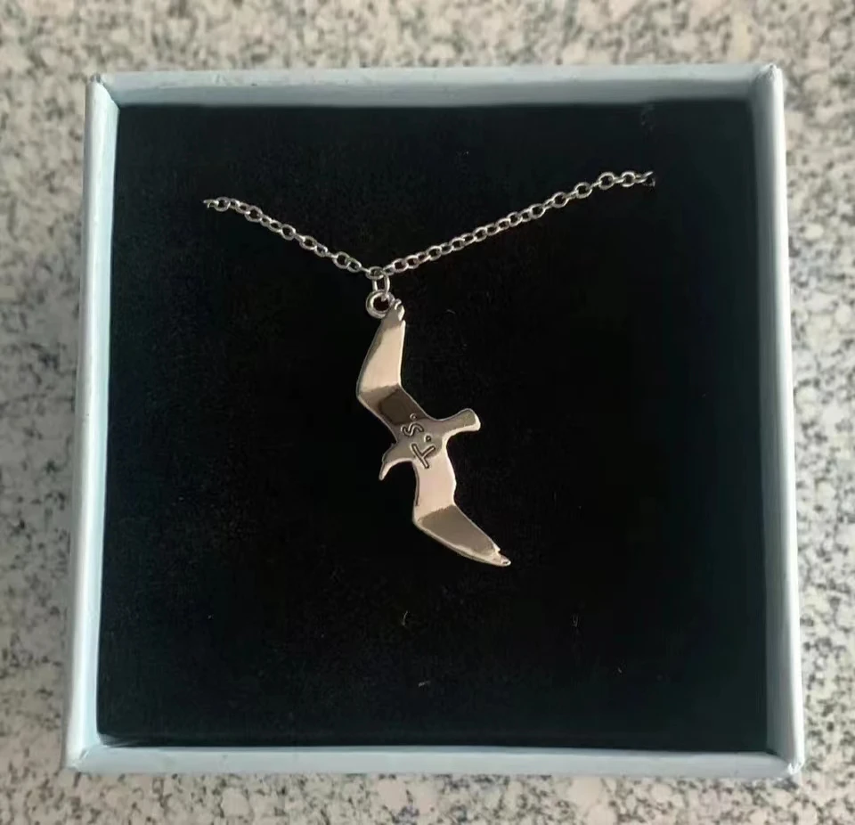 S925 Sterling Silver Original Classic Fashion Latest Taylor 1989 Re-recorded Necklace TS Seagull Pendant 1: 1 With packaging