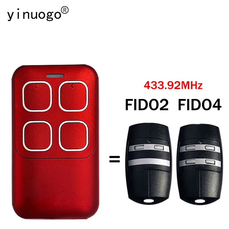 LIFE-FIDO2 FIDO4 게이트 오프너, 원격 제어 차고 433.92MHz 차고 원격 제어 도어 라이프 전기 게이트용 FIDO4 컨트롤러